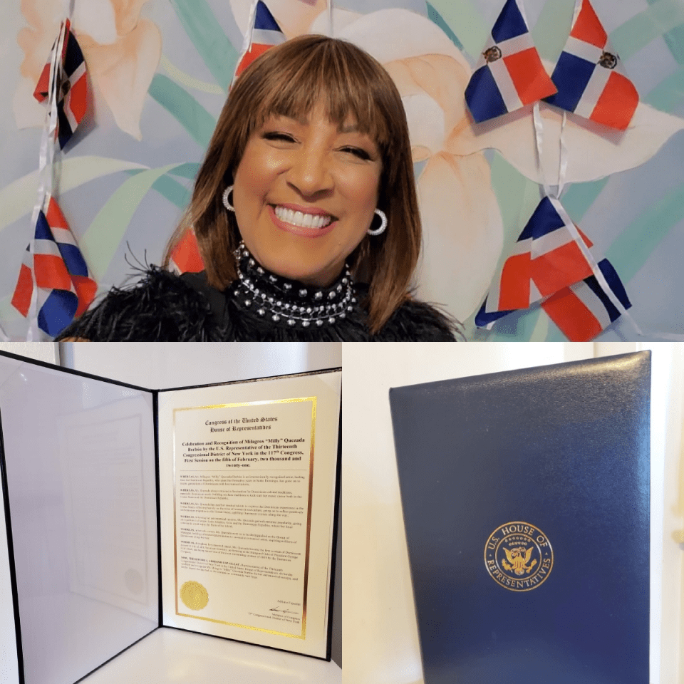 El Congreso de los Estados Unidos en la persona del congresista Adriano Espaillat reconoce a Milly&nbsp;Quezada