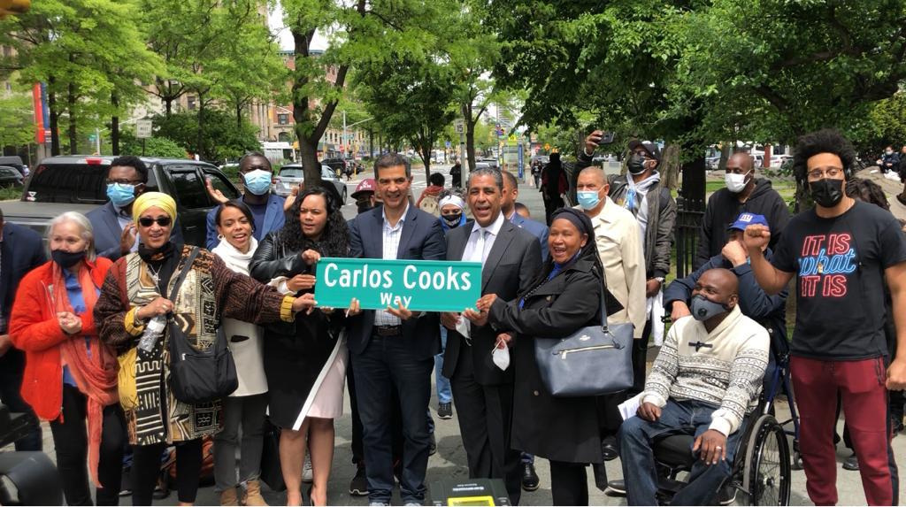 Desvelan rótulo en memoria del líder dominicano Carlos&nbsp;Cooks