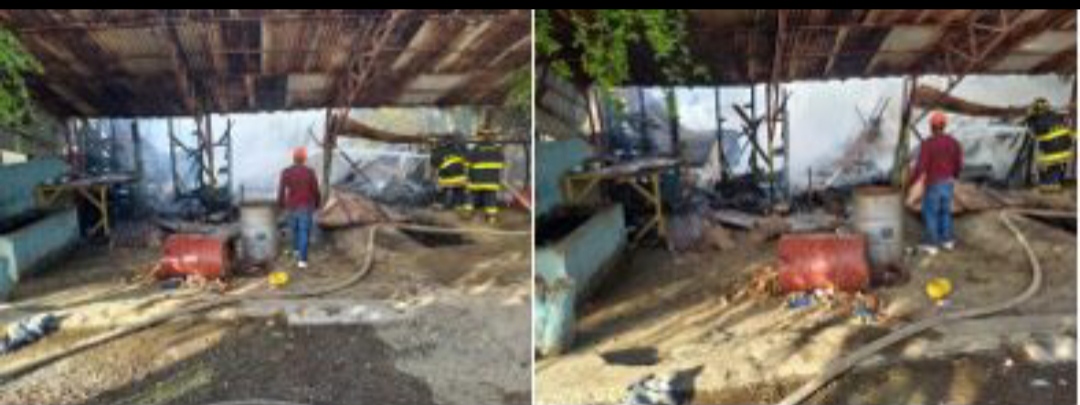 Presunto enajenado mental prende fuego a “gomeria” en Laguna&nbsp;Salada-Valverde