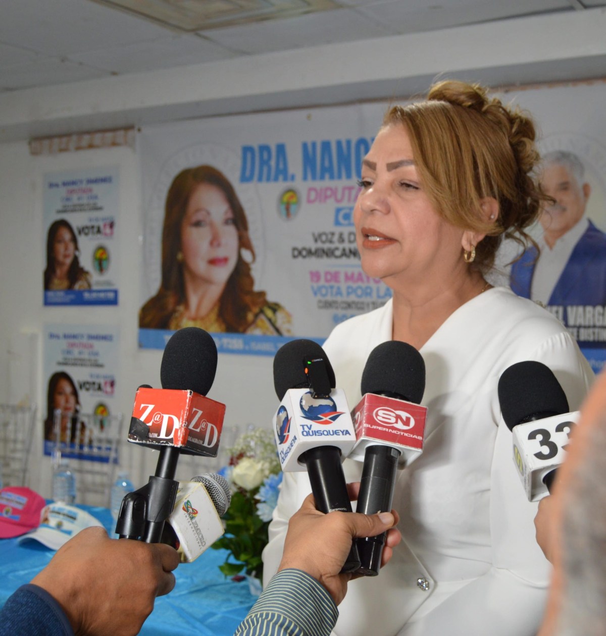 Nancy Jimenez candidata a diputada por el PRD asegura que ella y su partido no participaron de la encuesta-sondeo realizada en Nueva&nbsp;York