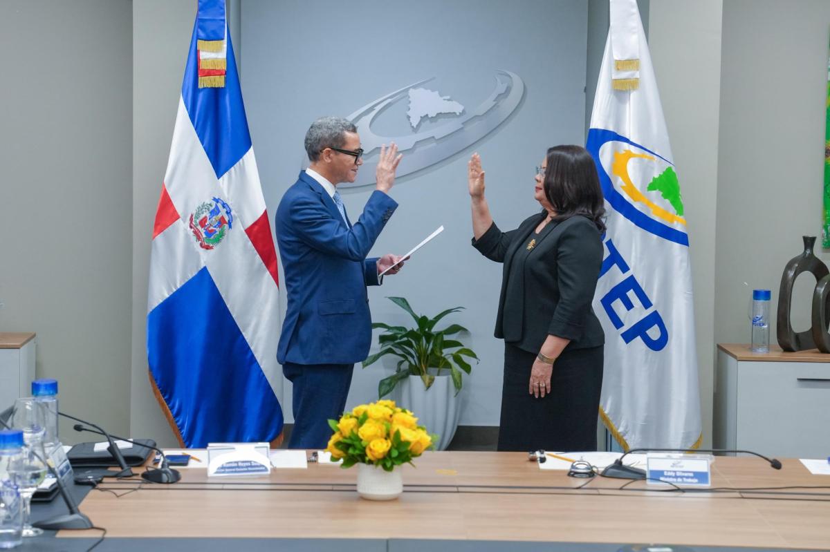 Maira Morla Pineda toma posesión como directora general del&nbsp;INFOTEP